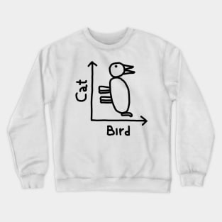 Bird cat Crewneck Sweatshirt